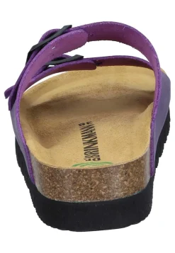 Damen Die moderne Hausfrau BONILLO Pantoletten pflaume