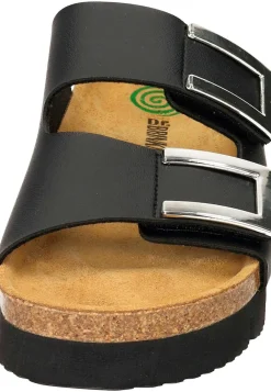 Damen Die moderne Hausfrau BONILLO Pantoletten schwarz