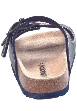 Herren Die moderne Hausfrau BONILLO KIDS Pantoletten blau