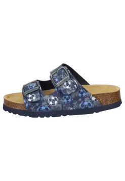 Herren Die moderne Hausfrau BONILLO KIDS Pantoletten blau