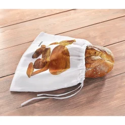 Die moderne Hausfrau Brotbeutel mit Innenfolie