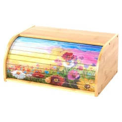 Die moderne Hausfrau Brotkasten „Sommerblumen“