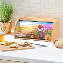 Die moderne Hausfrau Brotkasten „Sommerblumen“