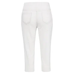 Damen Die moderne Hausfrau Capri-Schlupfjeans „Dunja“ weiß