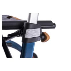 Die moderne Hausfrau Carbon Rollator inklusive Tasche, faltbar Midnight Blue