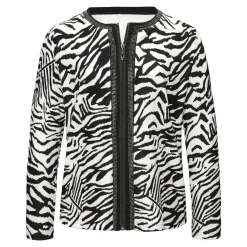 Damen Die moderne Hausfrau Cardigan „Kuschelweich“ creme; schwarz