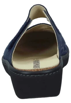 Damen Die moderne Hausfrau CHELVA Komfort Clogs blau