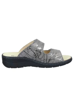 Damen Die moderne Hausfrau CHELVA Pantoletten grau