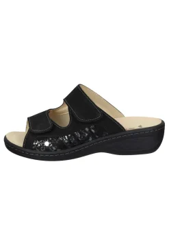 Damen Die moderne Hausfrau CHELVA Pantoletten schwarz