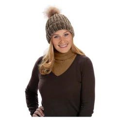 Damen Die moderne Hausfrau Chenille-Mütze "Bommel"