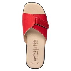 Damen Die moderne Hausfrau Damen Sandale Como rot