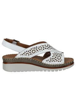 Damen Die moderne Hausfrau Damen Sandaletten weiß