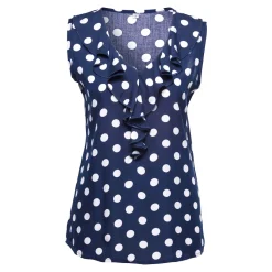 Damen Die moderne Hausfrau Damenbluse „Punkte“