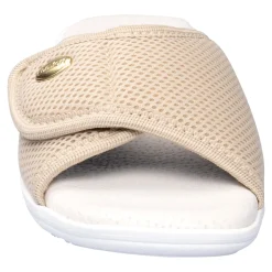 Damen Die moderne Hausfrau Damen-Pantolette „La Spezia“ beige