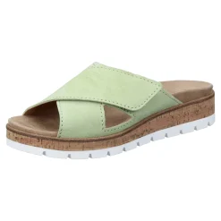 Damen Die moderne Hausfrau Damen-Pantolette „lime“