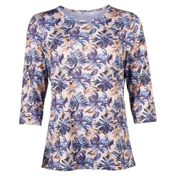 Damen Die moderne Hausfrau Damenshirt 3/4-Arm "Fleur"