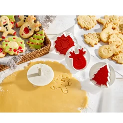 Die moderne Hausfrau 3D-Ausstecher-Set „Stempel“, 4-teilig