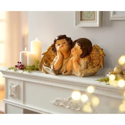 Die moderne Hausfrau Dekofigur „Barock-Engel-Duo“