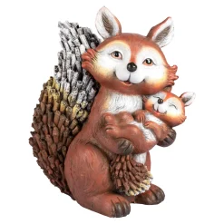 Die moderne Hausfrau Dekofigur "Fuchsmama mit Kind"