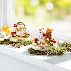 Die moderne Hausfrau Dekofigur "Herbst-Hörnchen"