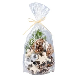 Die moderne Hausfrau Dekomaterial „Natur“ weiß