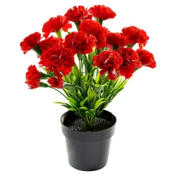 Die moderne Hausfrau Deko-Nelke rot