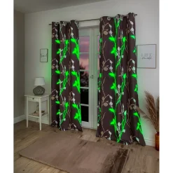 Die moderne Hausfrau Dekoschal „Fleur“, nachtleuchtend, 2 Stück