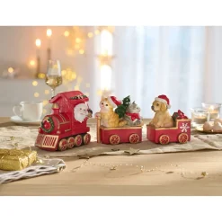 Die moderne Hausfrau Deko-Weihnachtszug, 3-teilig