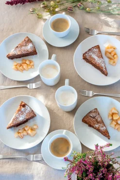 Die moderne Hausfrau Dessertteller, Porzellan Barca