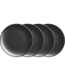 Die moderne Hausfrau Dessertteller-Set, Steinzeug Essential