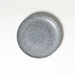 Die moderne Hausfrau Dessertteller-Set, Steinzeug Moos'N'Stein Grau