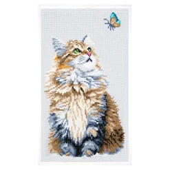 Die moderne Hausfrau Diamant-Malerei "Kätzchen"