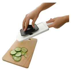 Die moderne Hausfrau Dick- und Dünnschneider mit Restehalter, 2-teilig