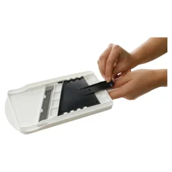 Die moderne Hausfrau Dick- und Dünnschneider mit Restehalter, 2-teilig