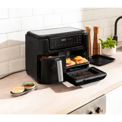 Die moderne Hausfrau Digitale Heißluftfritteuse „2 in 1“