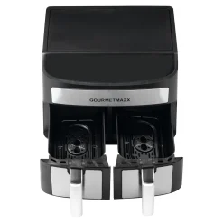 Die moderne Hausfrau Doppelkammer-Heißluftfritteuse 7l, 2400 W