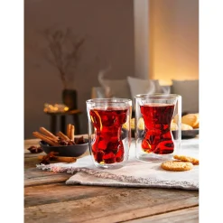 Die moderne Hausfrau Doppelwandiges Glas, 160 ml Sixpack