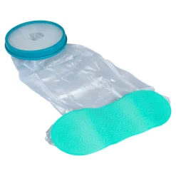 Die moderne Hausfrau Dusch- und Badeschutz für den Unterschenkel