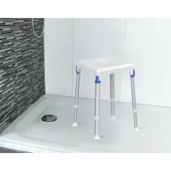 Die moderne Hausfrau Duschhocker "laguna", 7-fach verstellbar