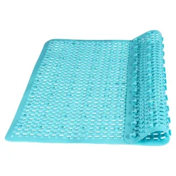 Die moderne Hausfrau Duschmatte blau