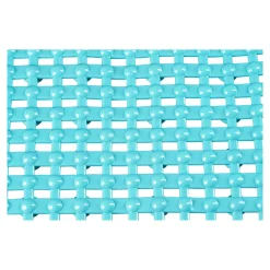 Die moderne Hausfrau Duschmatte blau