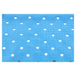 Die moderne Hausfrau Duschmatte blau