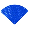 Die moderne Hausfrau Duschmatte „halbrund“ königsblau