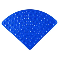 Die moderne Hausfrau Duschmatte „halbrund“ königsblau