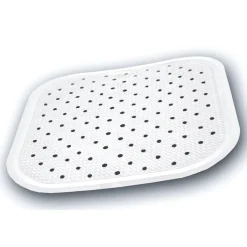 Die moderne Hausfrau Duschmatte weiß