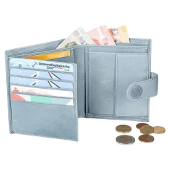 Damen Die moderne Hausfrau Echtleder-Geldbörse „Ornament“