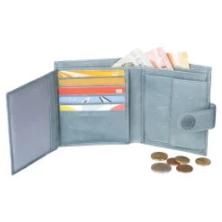 Damen Die moderne Hausfrau Echtleder-Geldbörse „Ornament“