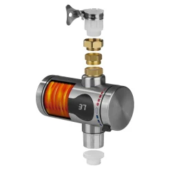 Die moderne Hausfrau Edelstahl-Durchlauferhitzer Kompakt