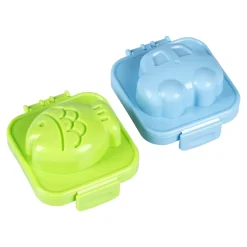 Die moderne Hausfrau Eierformer, 2 Stück Fisch & Auto