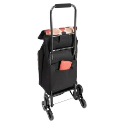 Die moderne Hausfrau Einkaufs-Treppentrolley „Hugo“ mit Klappfunktion